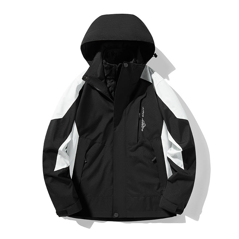 3-in-1 Fleece-Lined Waterproof Jacket