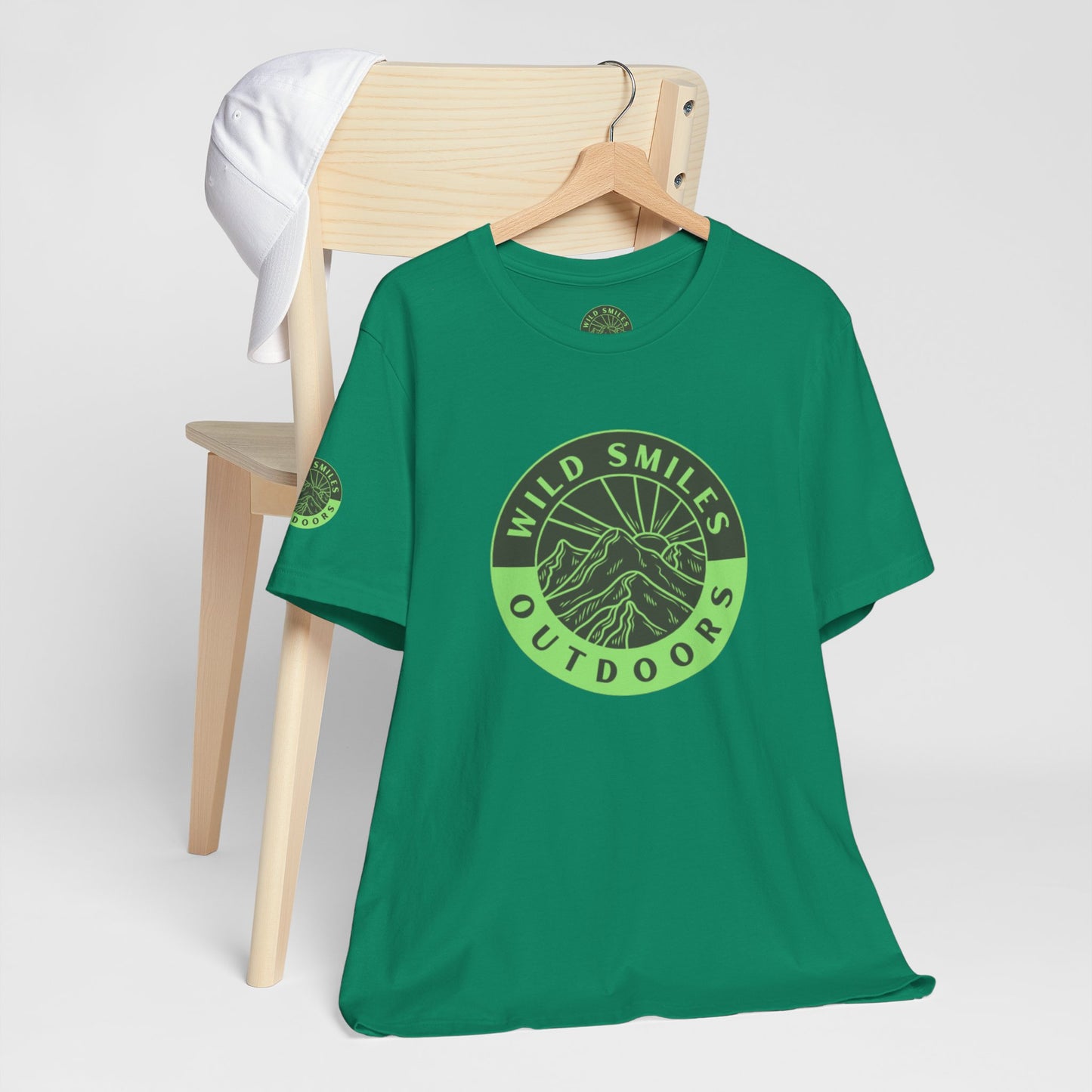 Wild Smiles Outdoors Tee — Green Mountain Adventure T-Shirt