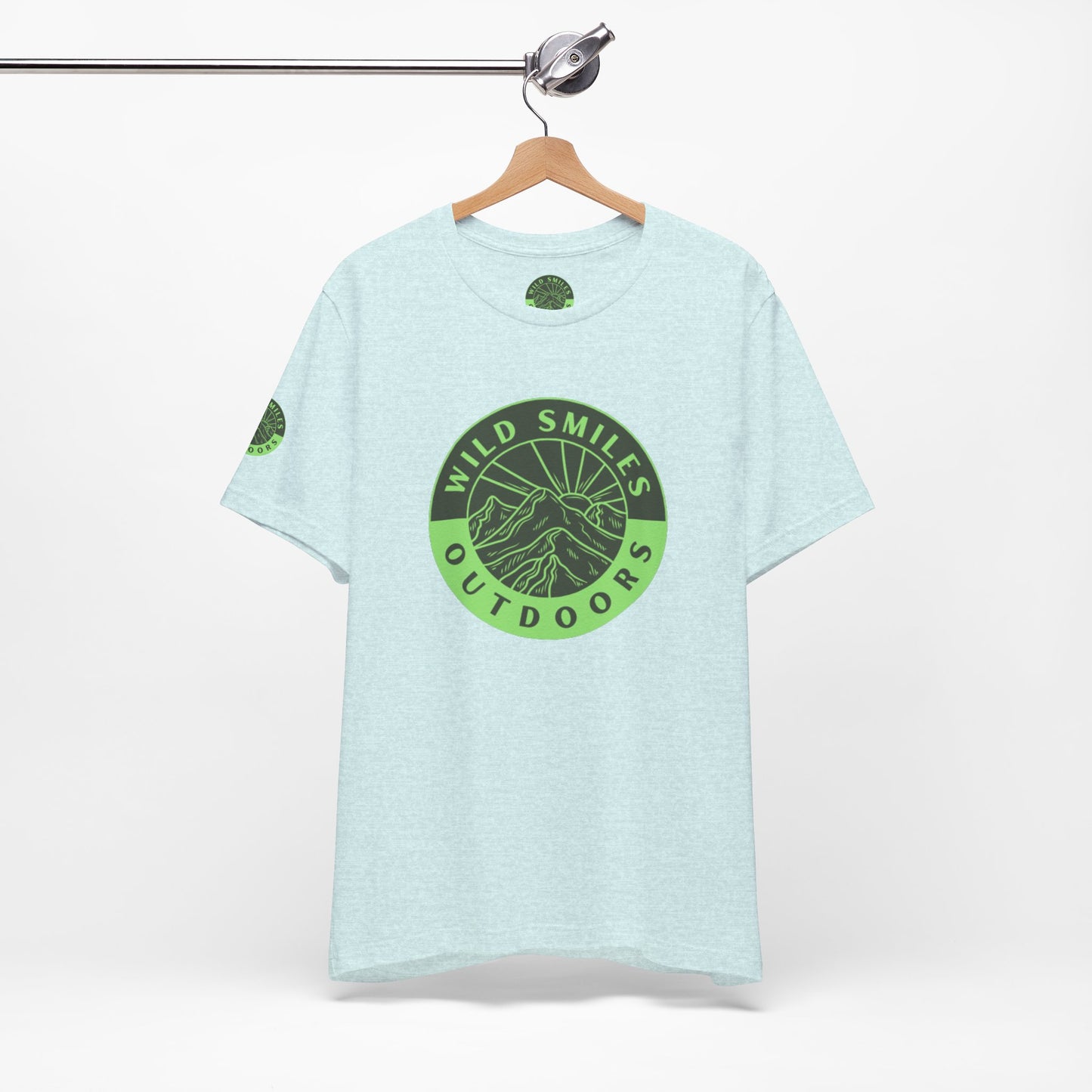 Wild Smiles Outdoors Tee — Green Mountain Adventure T-Shirt