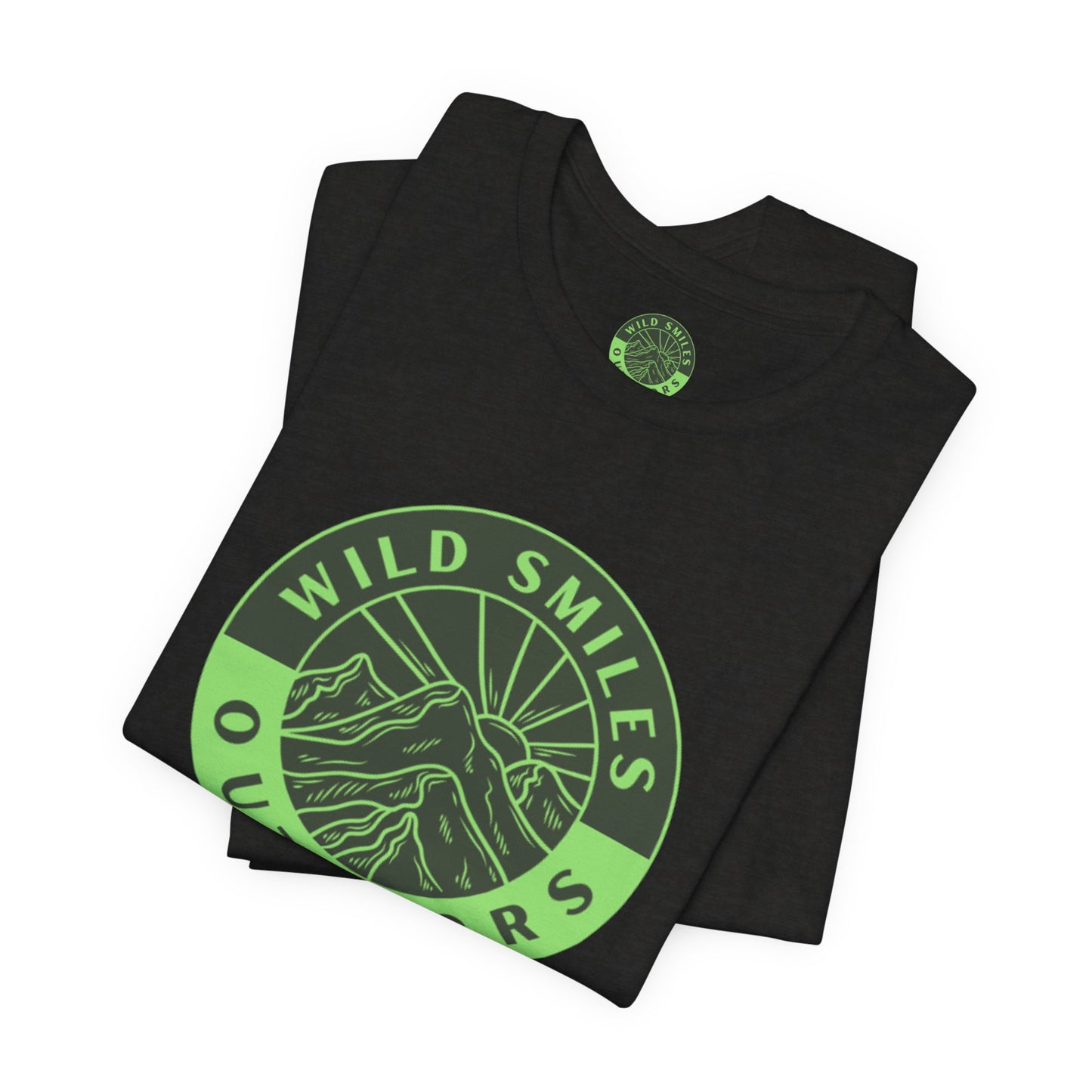 Wild Smiles Outdoors Tee — Green Mountain Adventure T-Shirt