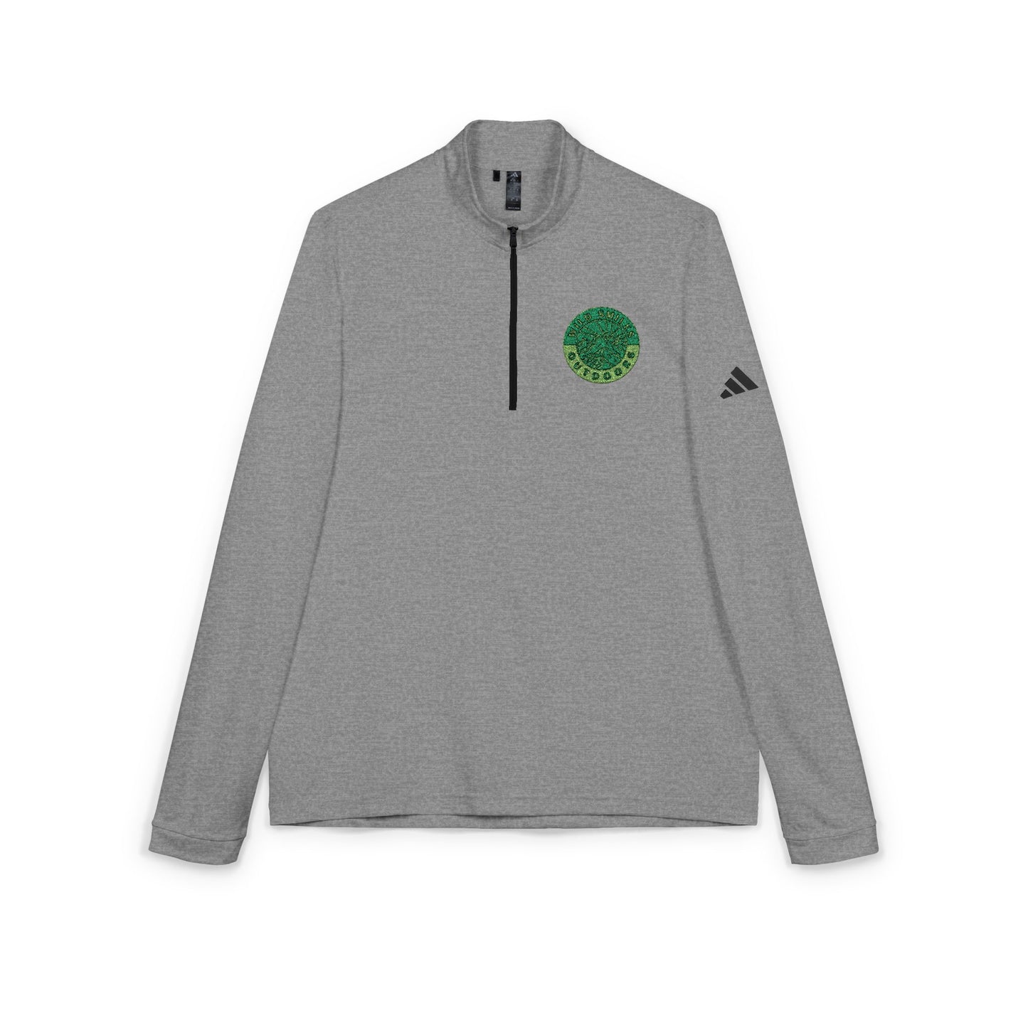 Wild Smiles Outdoors adidas Embroidered Quarter-Zip Pullover
