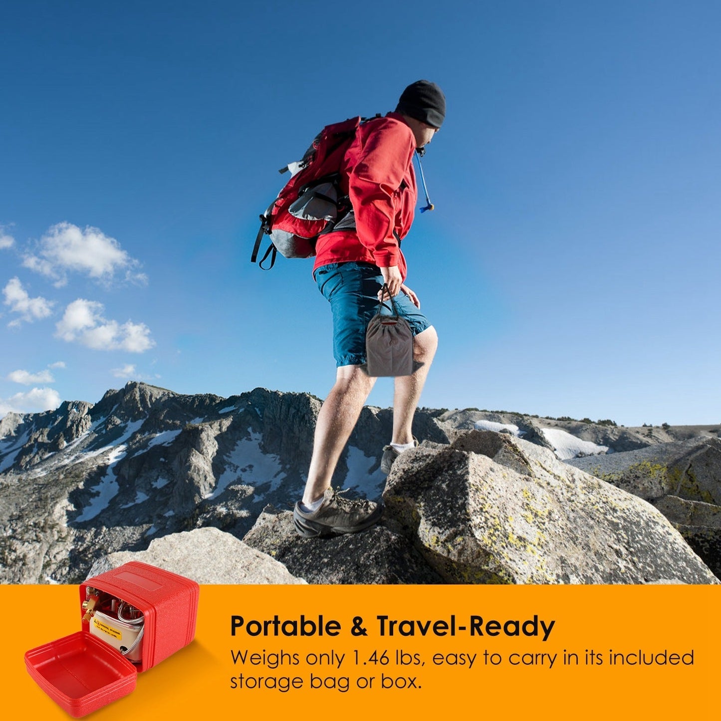 13000W 5-Head Portable Camping Gas Stove