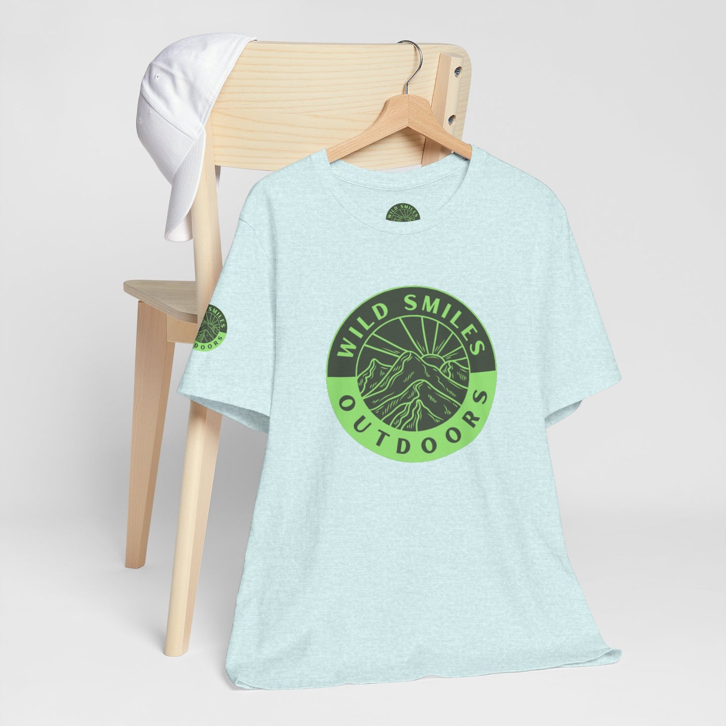 Wild Smiles Outdoors Tee — Green Mountain Adventure T-Shirt
