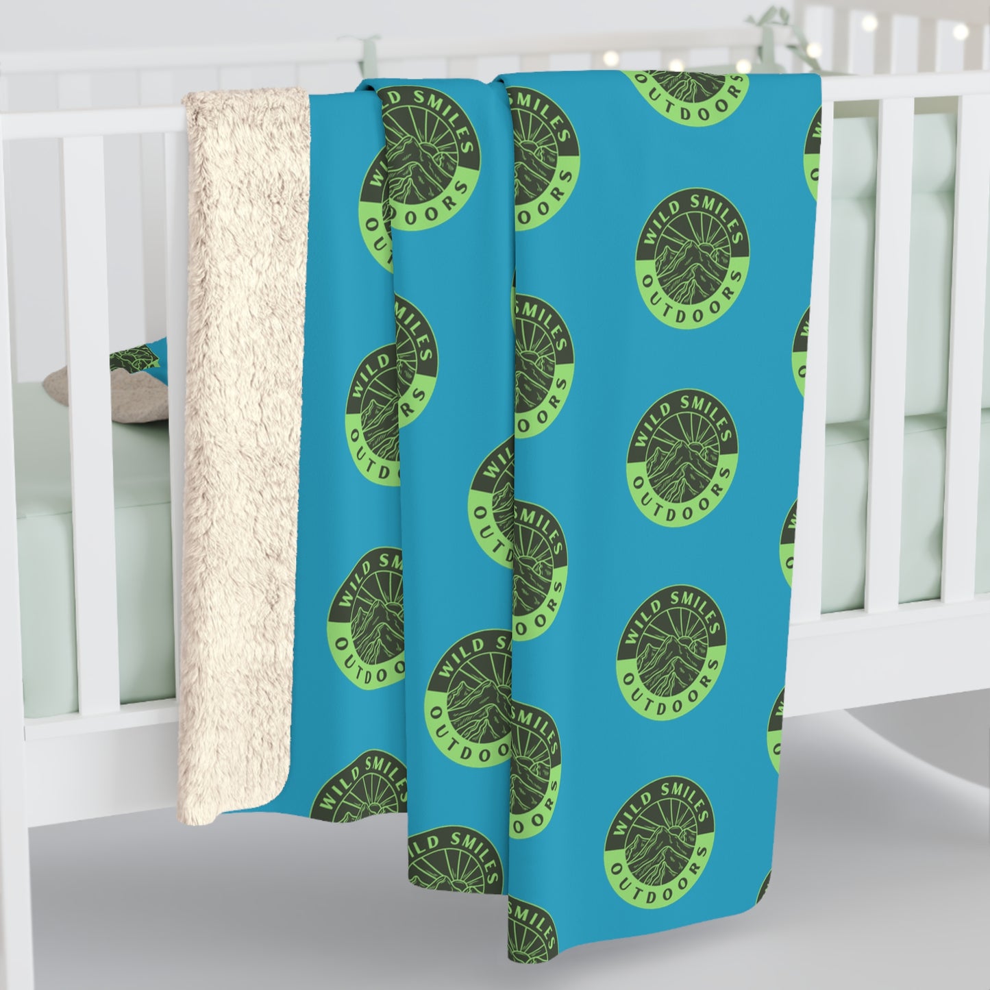 Wild Smiles Outdoors Sherpa Fleece Blanket