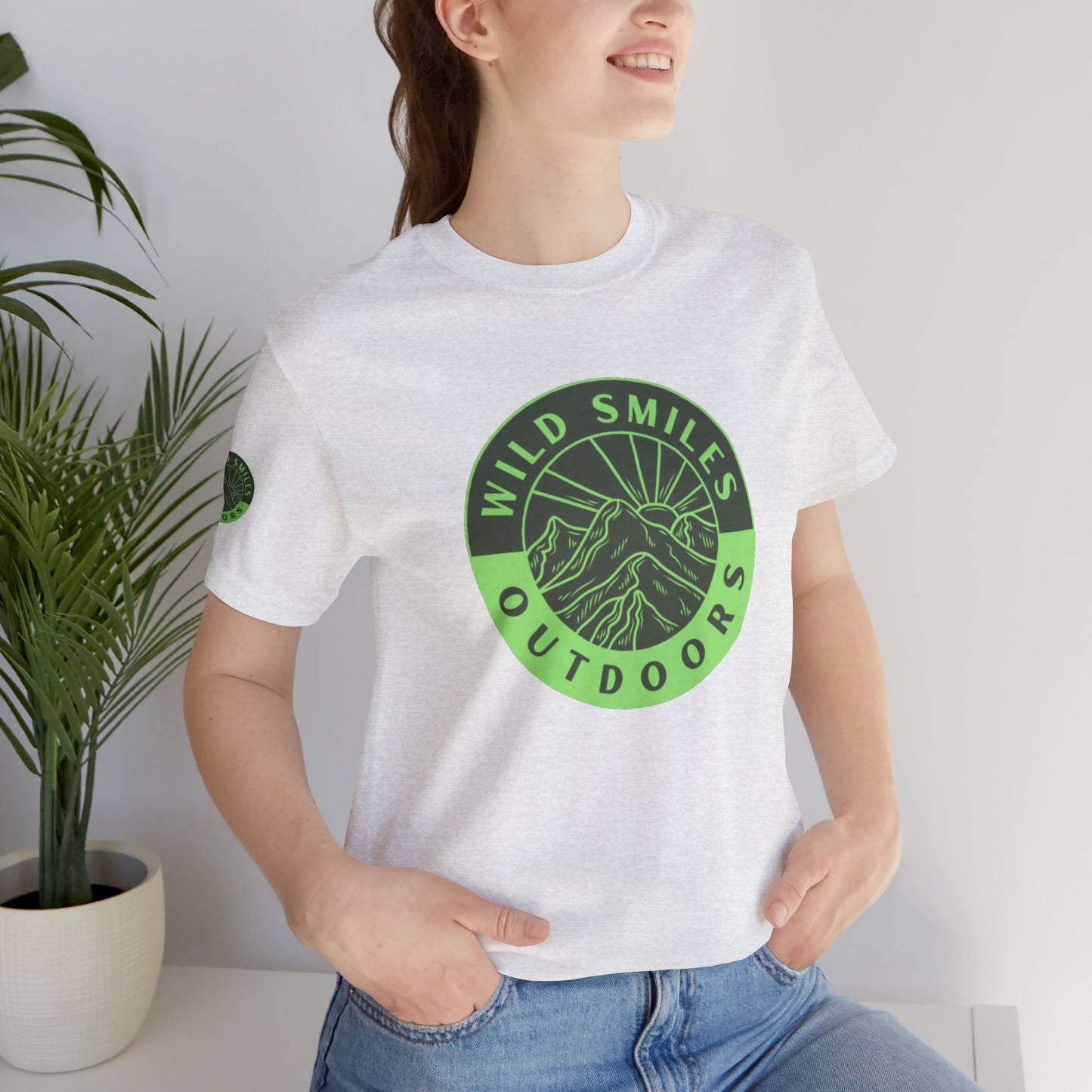 Wild Smiles Outdoors Tee — Green Mountain Adventure T-Shirt