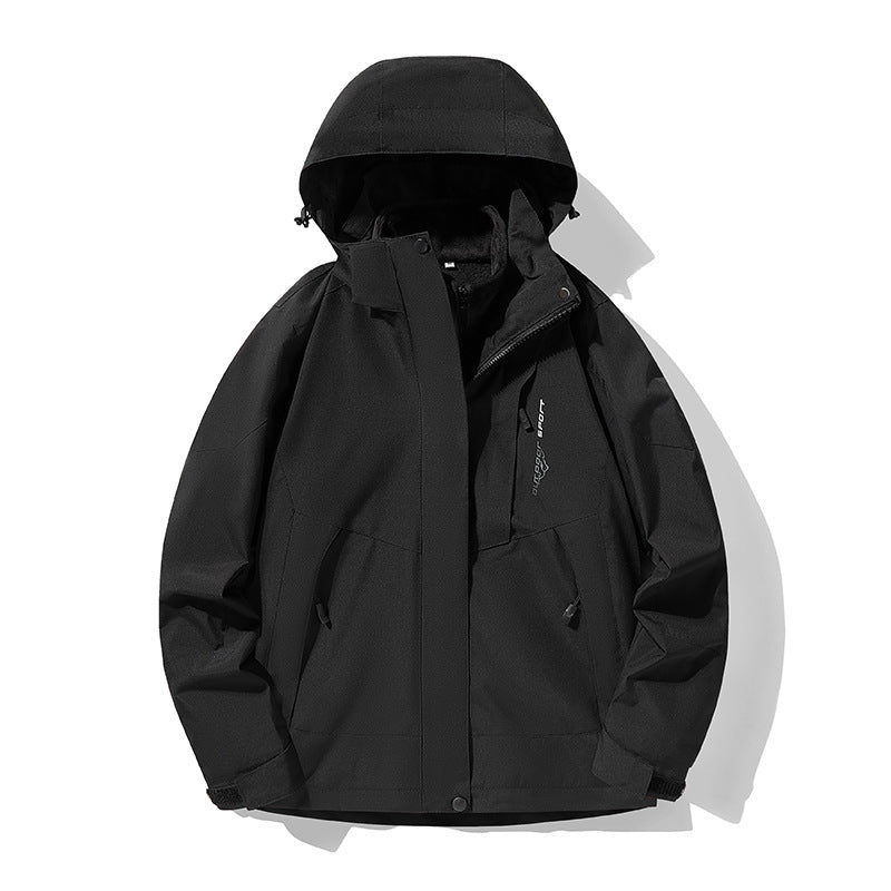 3-in-1 Fleece-Lined Waterproof Jacket