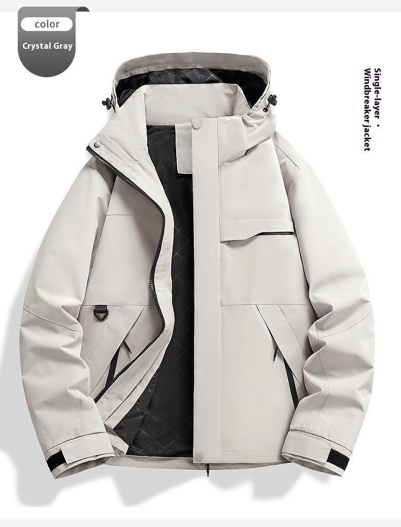 Spring/Autumn Windproof Shell Jacket