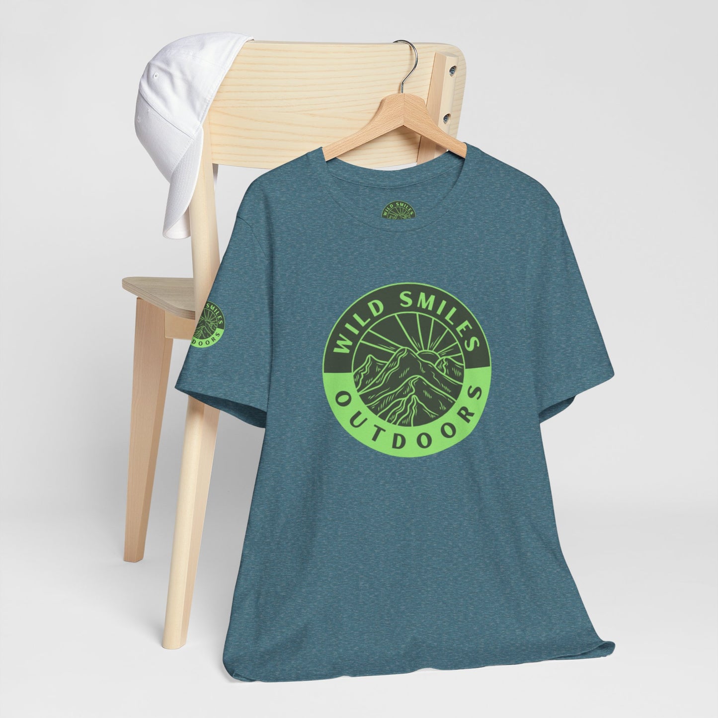 Wild Smiles Outdoors Tee — Green Mountain Adventure T-Shirt