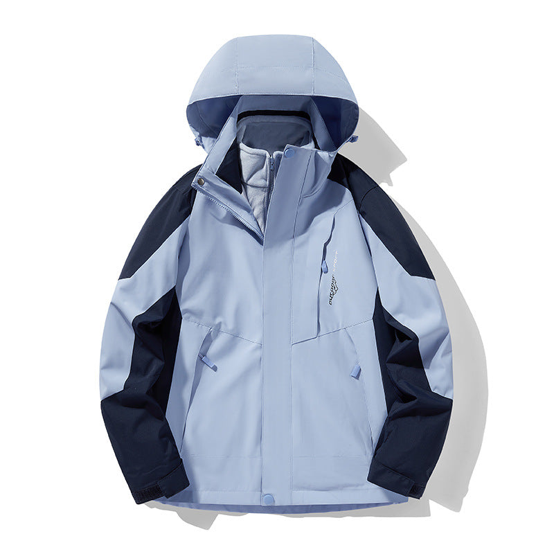 3-in-1 Fleece-Lined Waterproof Jacket