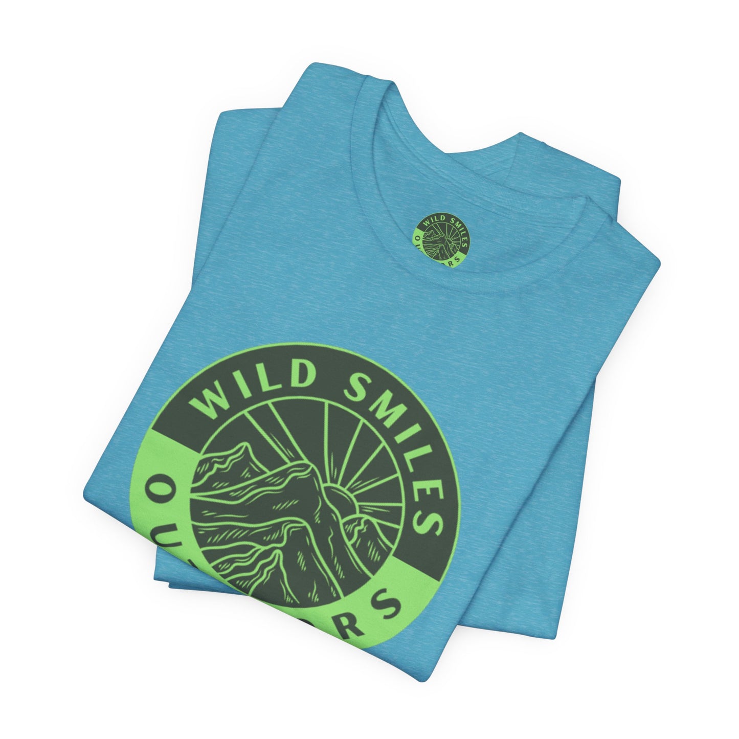 Wild Smiles Outdoors Tee — Green Mountain Adventure T-Shirt