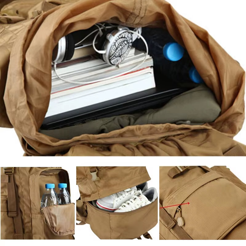 70L Waterproof Outdoor Backpack