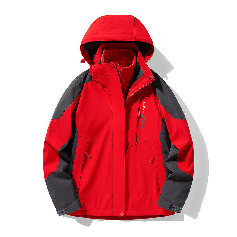 3-in-1 Fleece-Lined Waterproof Jacket