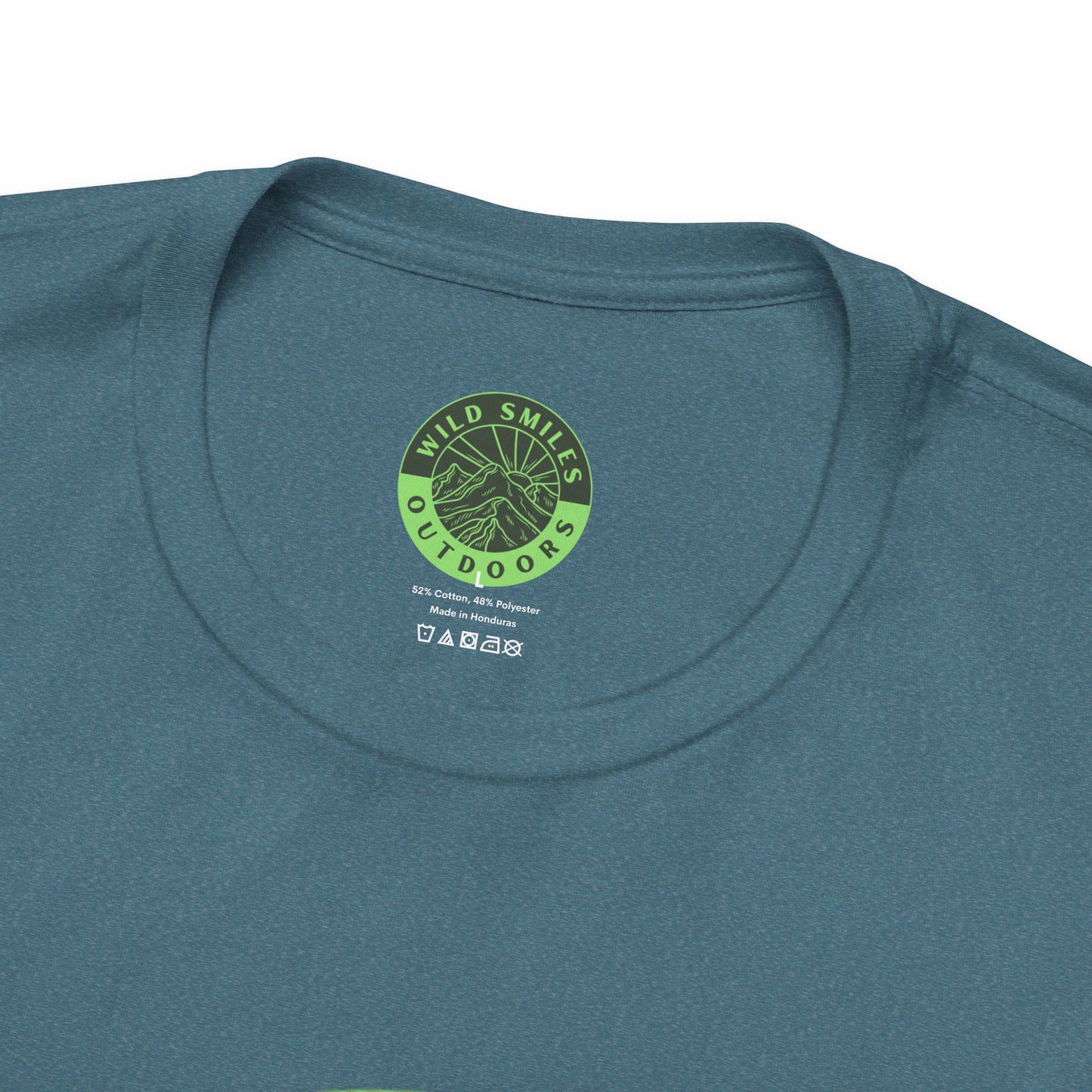 Wild Smiles Outdoors Tee — Green Mountain Adventure T-Shirt