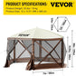 12x12ft 6-Sided Pop-Up Canopy Tent