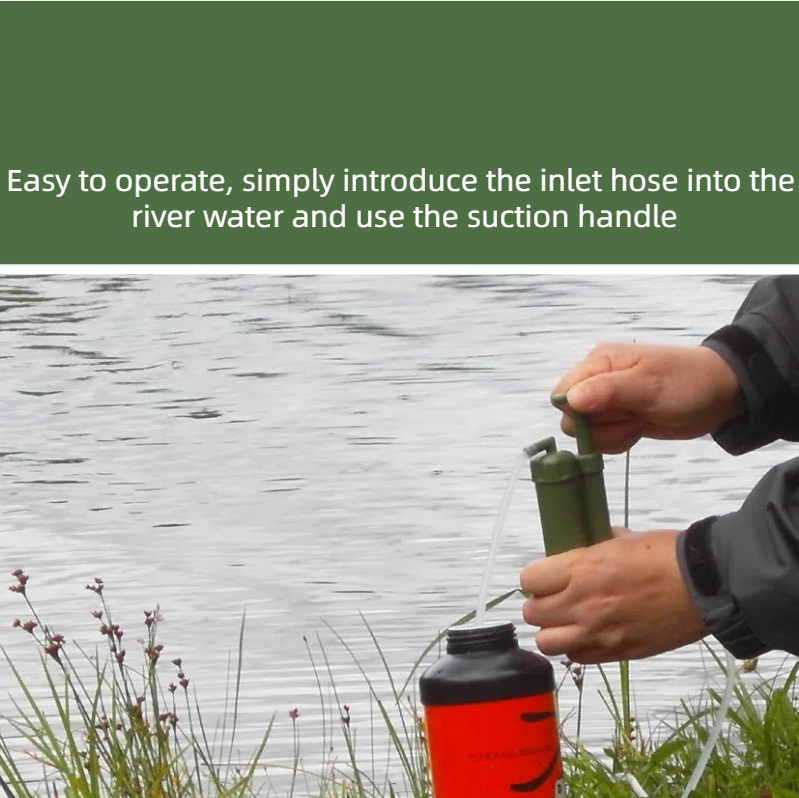 Outdoor Portable Water Purifier – Survival & Camping