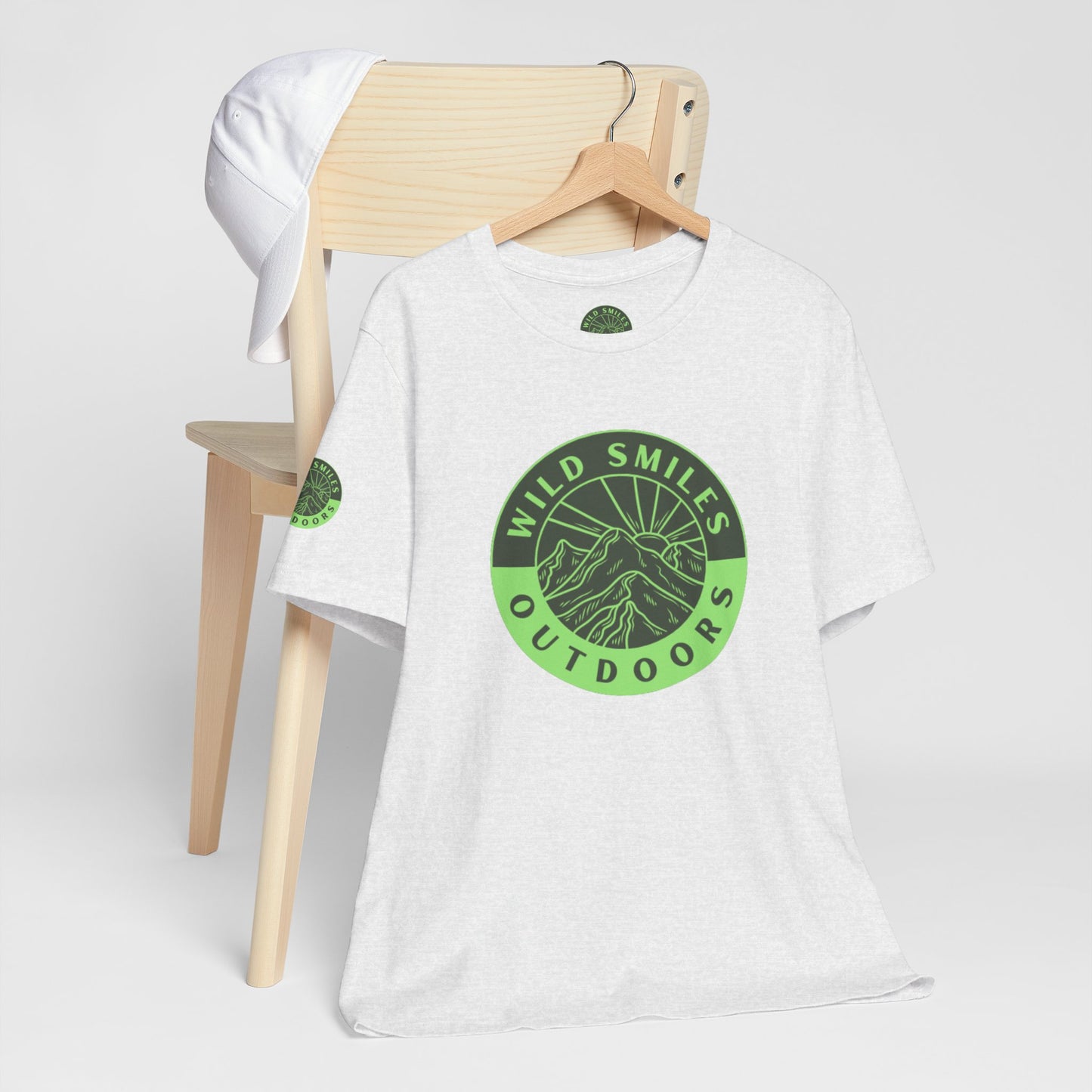 Wild Smiles Outdoors Tee — Green Mountain Adventure T-Shirt
