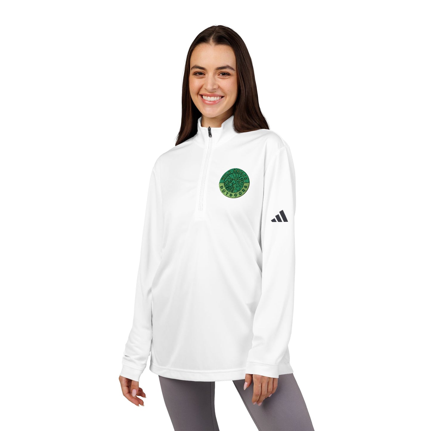 Wild Smiles Outdoors adidas Embroidered Quarter-Zip Pullover