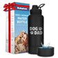 Dog + Human Water Bottle with Detachable Dog Bowl
