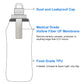 Collapsible Water Filter Bottle – 600 ml HygieniSafe®
