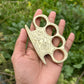 Custom Handmade Solid Brass Knuckles – EDC Survival Gear
