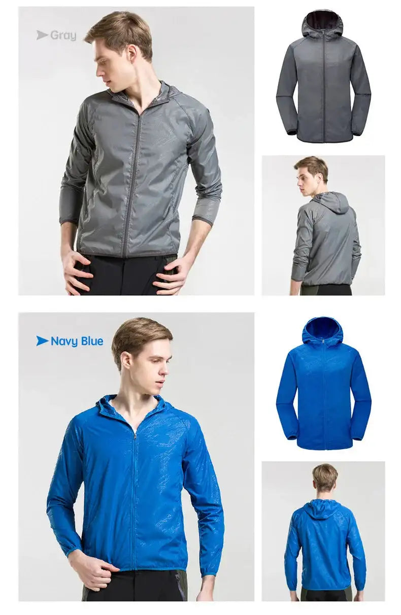 Unisex Waterproof Camping Rain Jacket