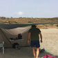 4x3m 3x3m Awning Waterproof Tarp Tent Shade Ultralight Garden Canopy Sunshade Outdoor Camping Hammock Rain Fly Beach Sun Shelter