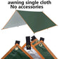 4x3m 3x3m Awning Waterproof Tarp Tent Shade Ultralight Garden Canopy Sunshade Outdoor Camping Hammock Rain Fly Beach Sun Shelter