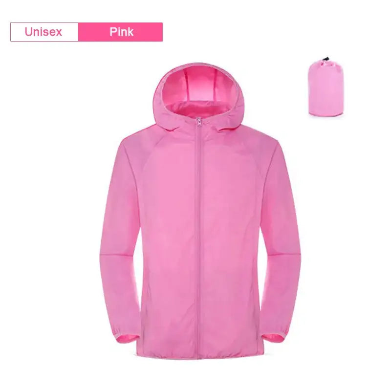 Unisex Waterproof Camping Rain Jacket