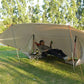Multi-Size Waterproof Camping Tarp with 19 Hang Points
