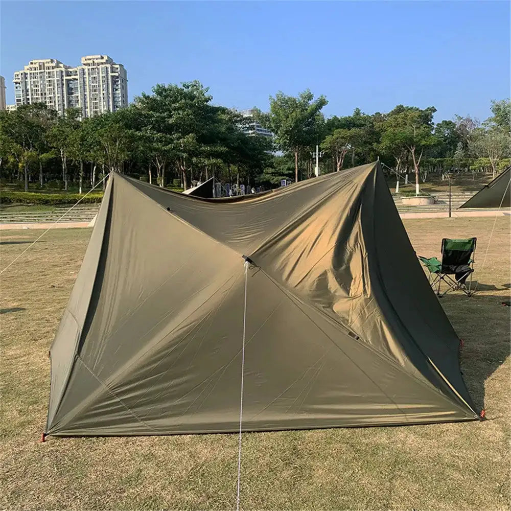 Multi-Size Waterproof Camping Tarp with 19 Hang Points