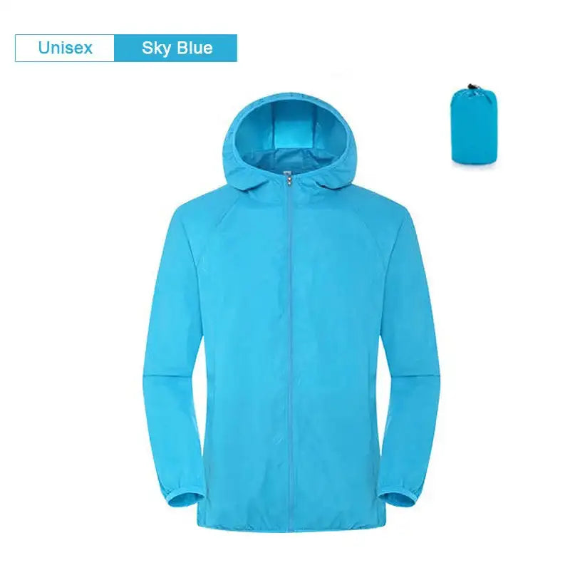 Unisex Waterproof Camping Rain Jacket