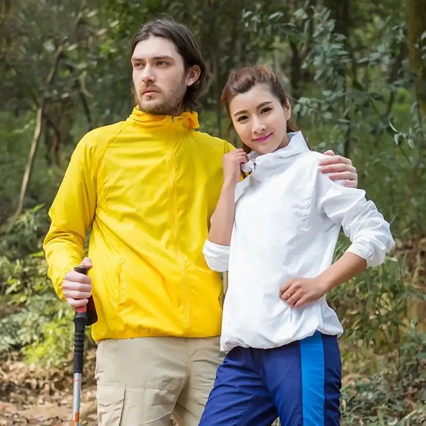 Unisex Waterproof Camping Rain Jacket