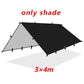 Multi-Size Waterproof Camping Tarp with 19 Hang Points