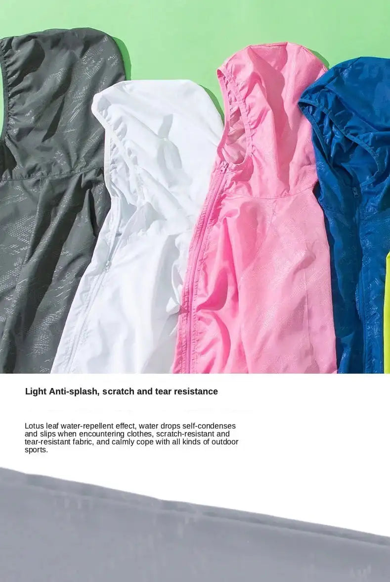 Unisex Waterproof Camping Rain Jacket