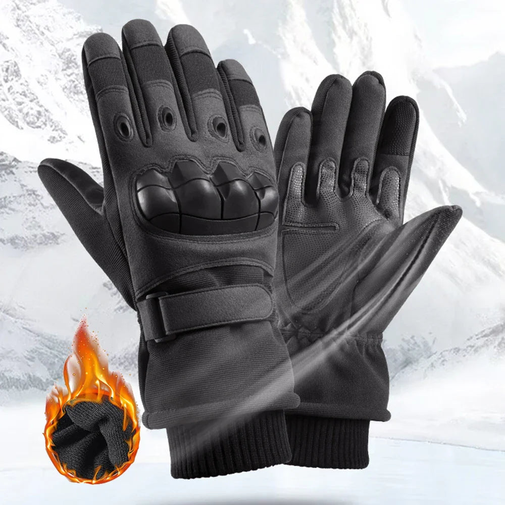 Winter Cold-proof Windproof Military Outdoor Sport Gloves (Black/Green/Brown)