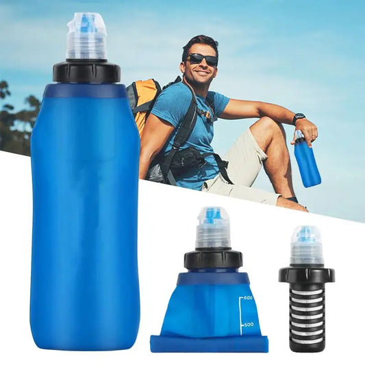 Foldable Portable Water Filter Bottle