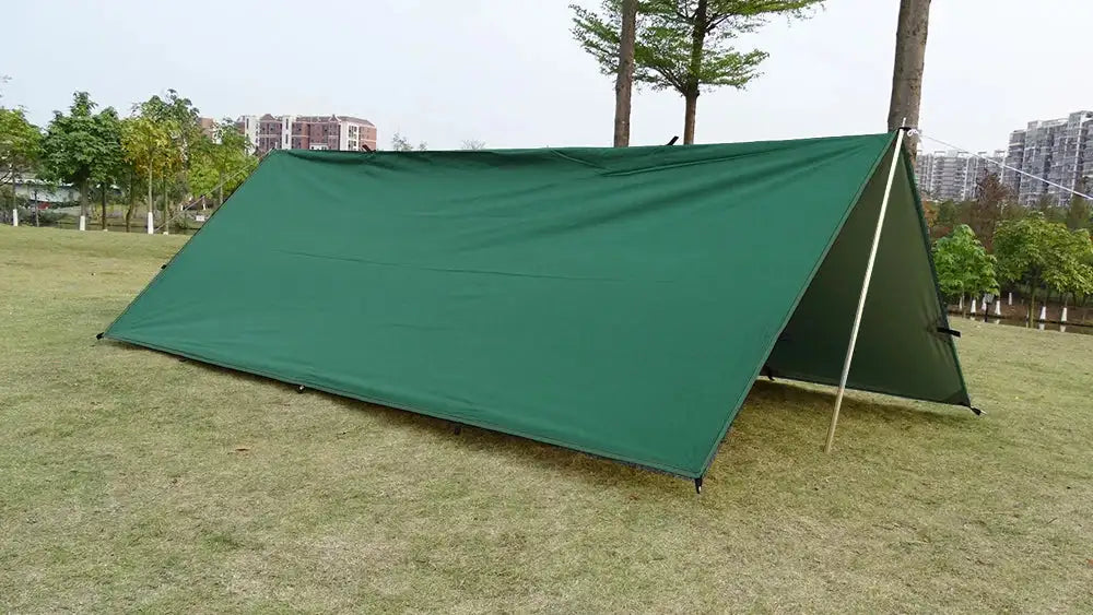 Multi-Size Waterproof Camping Tarp with 19 Hang Points
