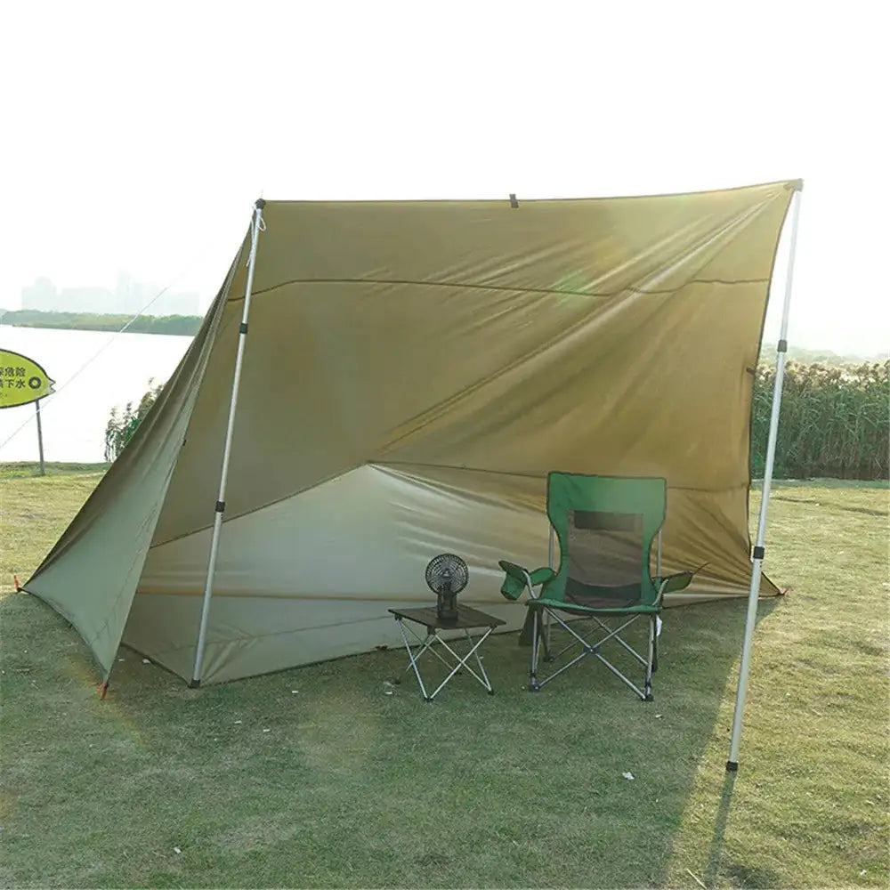 Multi-Size Waterproof Camping Tarp with 19 Hang Points