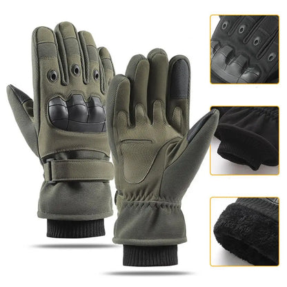 Winter Cold-proof Windproof Military Outdoor Sport Gloves (Black/Green/Brown)