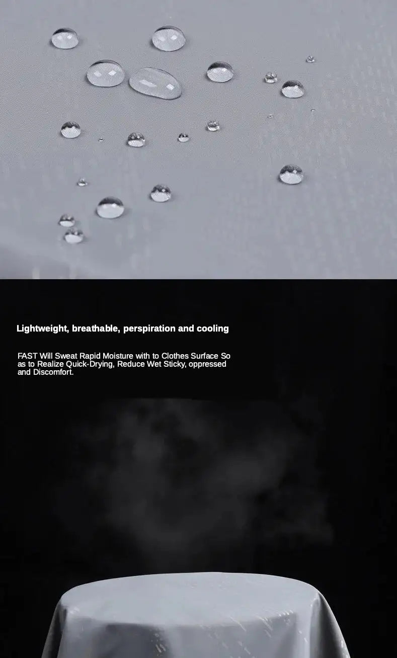 Unisex Waterproof Camping Rain Jacket