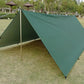 Multi-Size Waterproof Camping Tarp with 19 Hang Points