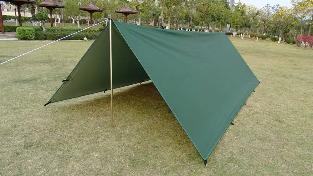 Multi-Size Waterproof Camping Tarp with 19 Hang Points