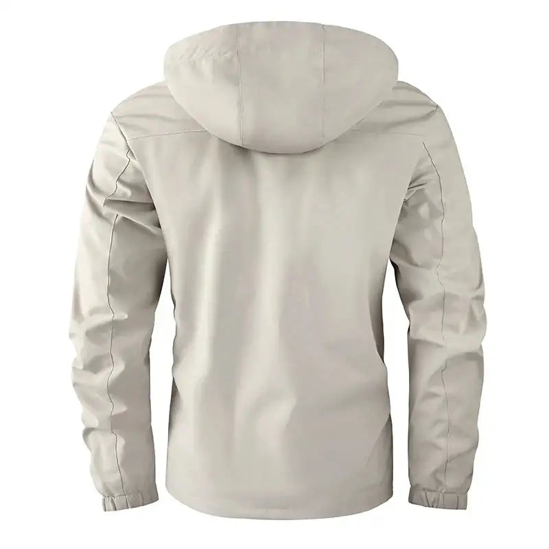 Men’s Waterproof Hooded Windbreaker Jacket