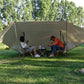 Multi-Size Waterproof Camping Tarp with 19 Hang Points