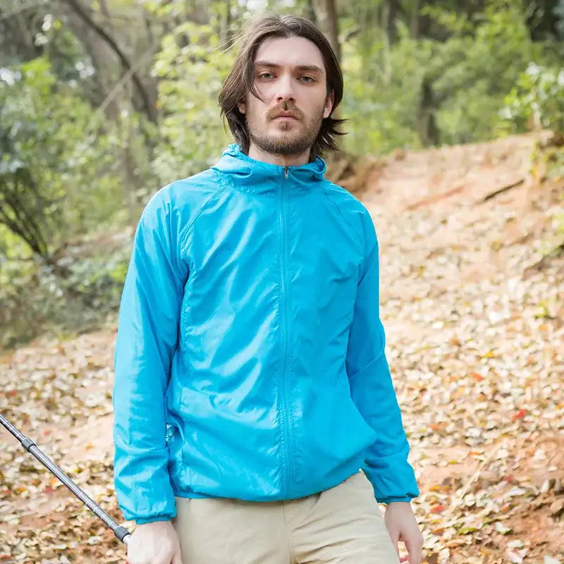 Unisex Waterproof Camping Rain Jacket