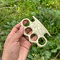 Custom Handmade Solid Brass Knuckles – EDC Survival Gear