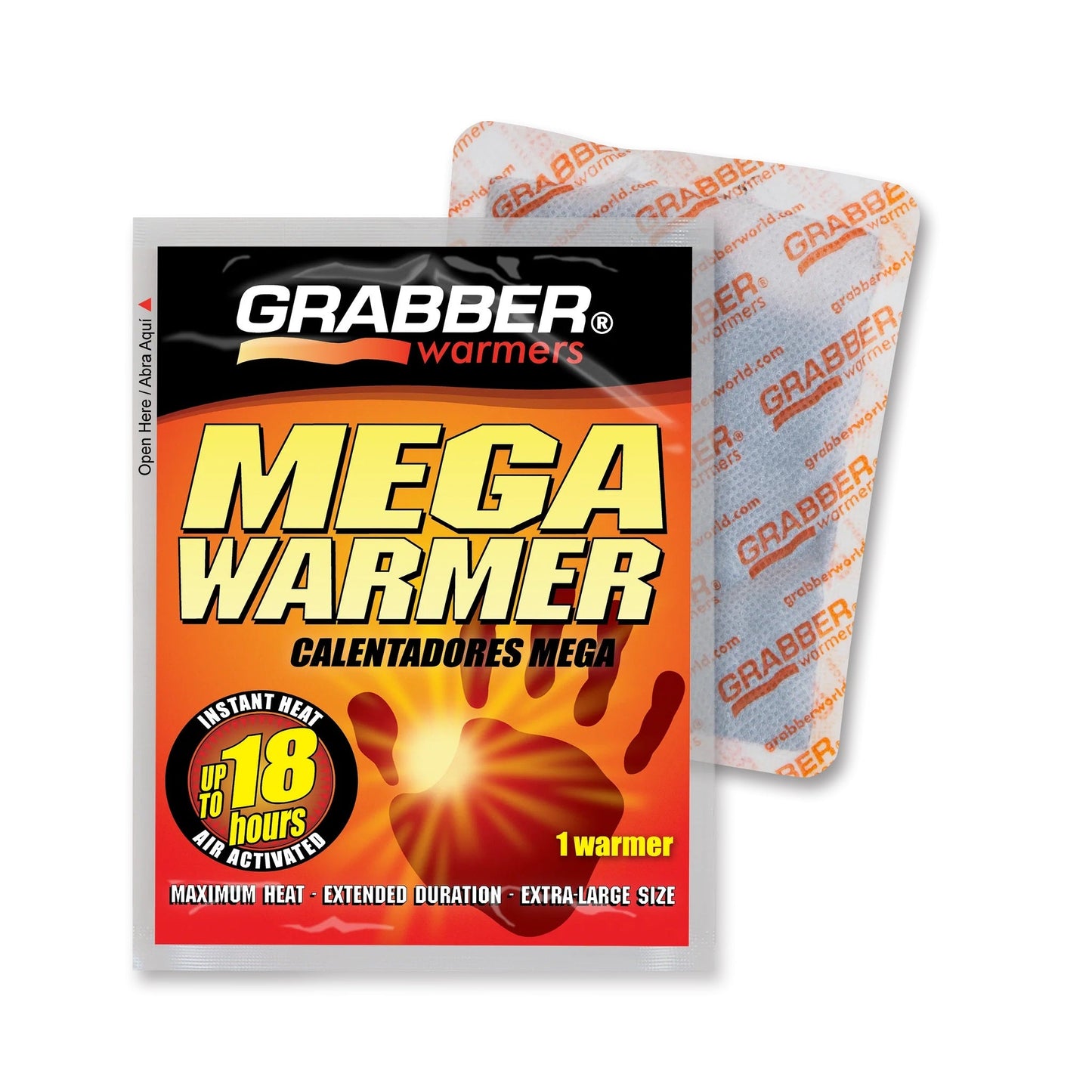 Instant Body Warmer (Grabber Mega Warmer) - 18 Hour Heat Pack