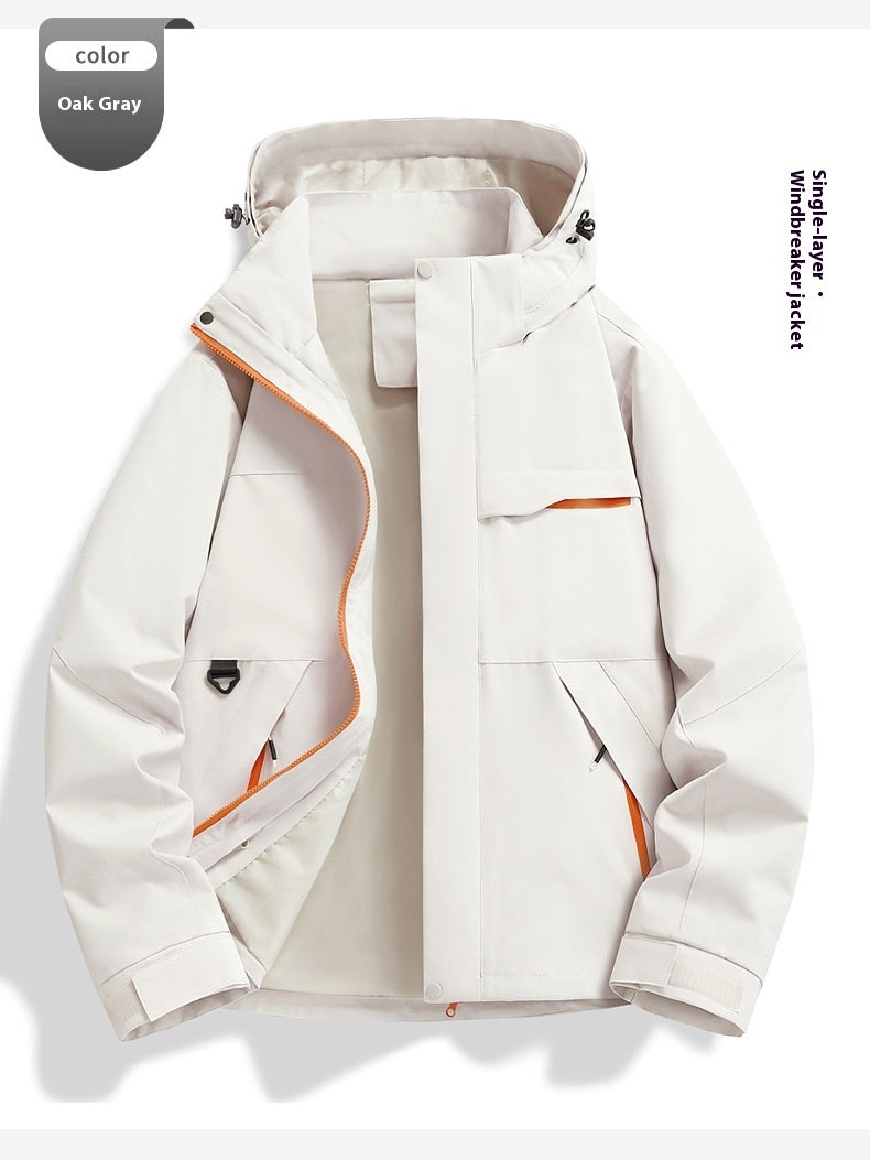 Spring/Autumn Windproof Shell Jacket