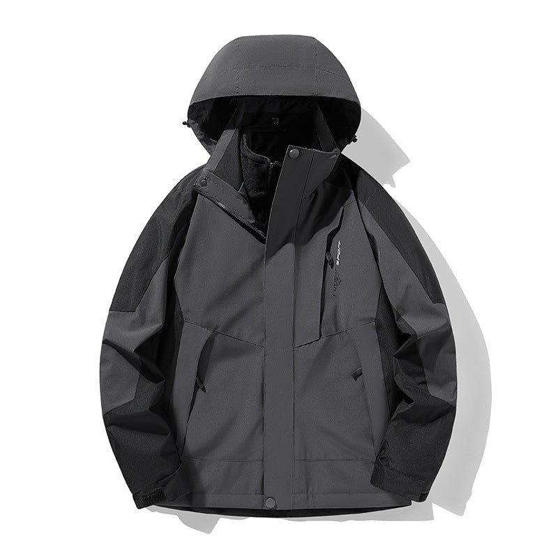 3-in-1 Fleece-Lined Waterproof Jacket