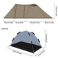 Outdoor Camping Tunnel Tent With Extendable Dome